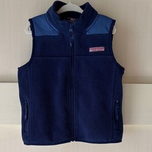 4T Vineyard Vines Dark Blue Fleece Vest